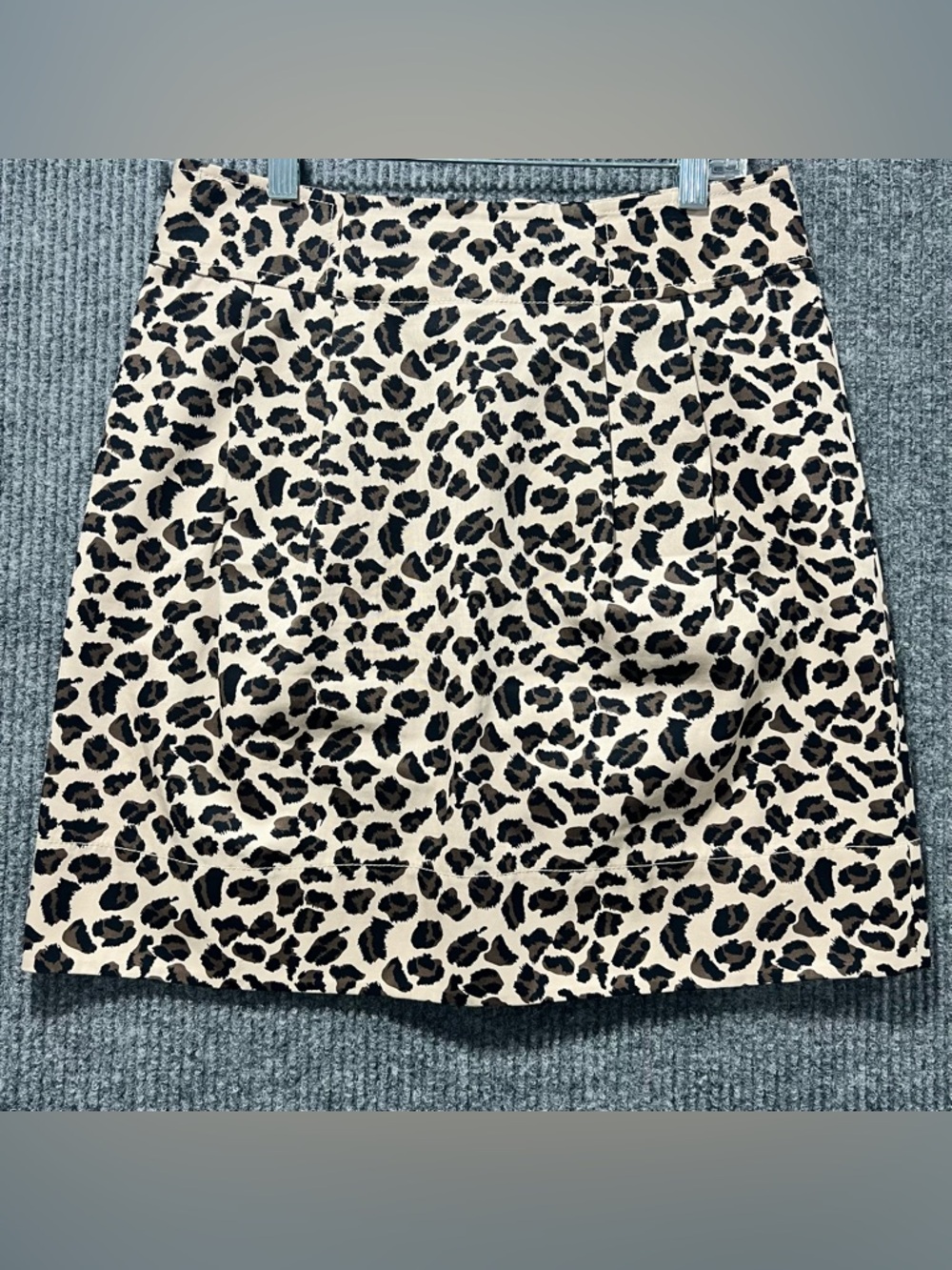 Marc by Marc Jacobs Leopard Print A-Line Mini Skirt